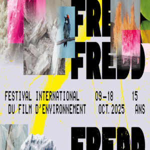 Affiche du Festival FReDD 2025 à Toulouse, 15ᵉ édition du Festival International du Film d’Environnement dédié au cinéma et à la transition écologique.